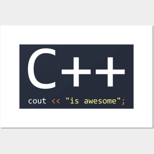 C++ is awesome - Computer Programming Posters and Art